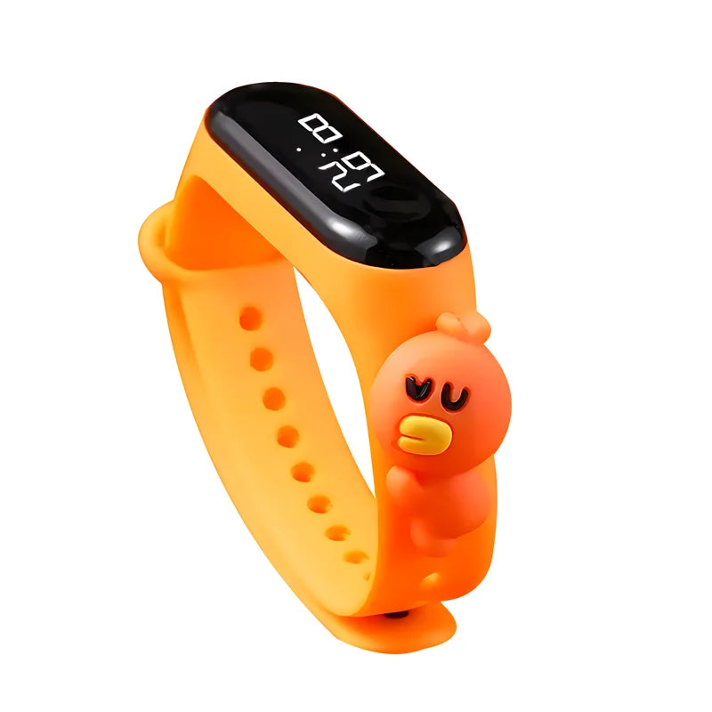 Fashion Sports Watch for Kids Children Waterproof Led Digital Watch Silicone Teen Boys Girls Cartoon Smart Touch Watch Toy