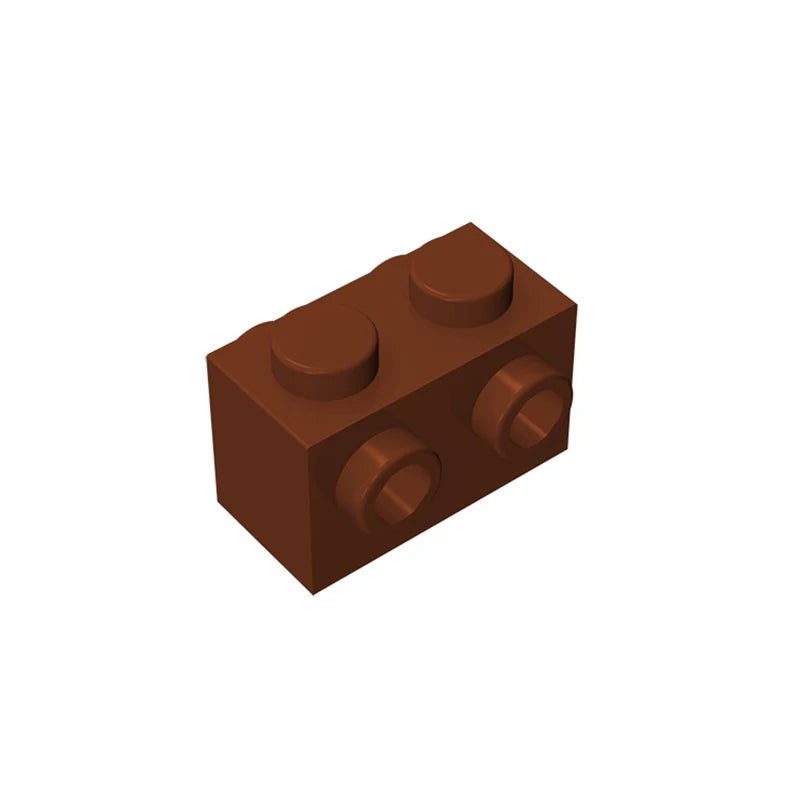 Gobricks 10PCS MOC Bricks 52107 1x2 for Building Blocks Parts DIY Educational High-Tech Parts Creativity Game Compatible Toys