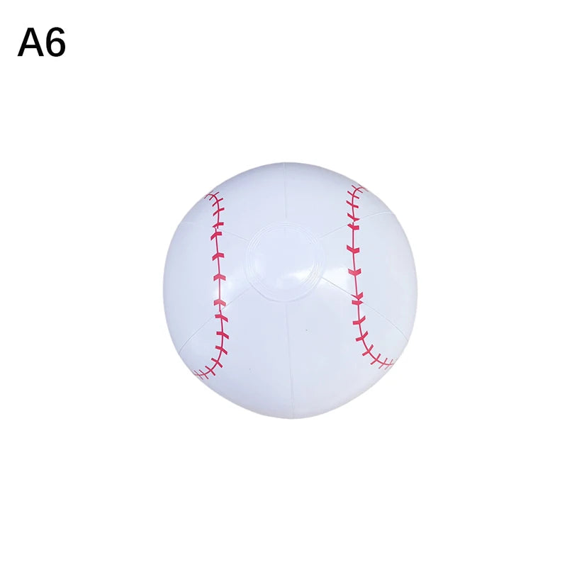 PVC Inflatable Football Baseball Basketball Volleyball Happy Summer Beach Party Decorations Swimming Pool Inflatable Toy Ball