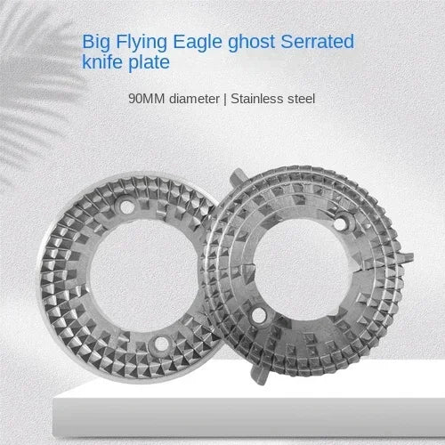 Hot SellingThe Titanium Coating Coated 60mm 59.5mm Coffee Grinder Coffee Bean Flat Wheel Burr Mill Knife Flat Burr Blade Grindin