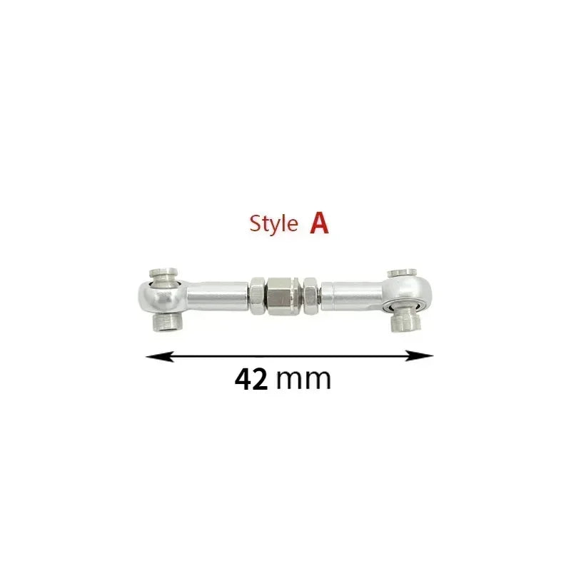 CNC Machined Aluminium Alloy Steering Rod RC Linkage Servo Rod Replacement accessory for HSP 94111 / 94188 RC Car upgrade