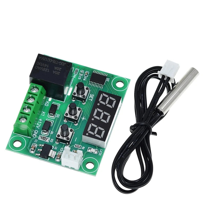 W1209 TZT DC 12V heat cool temp thermostat temperature control switch temperature controller thermometer thermo controller