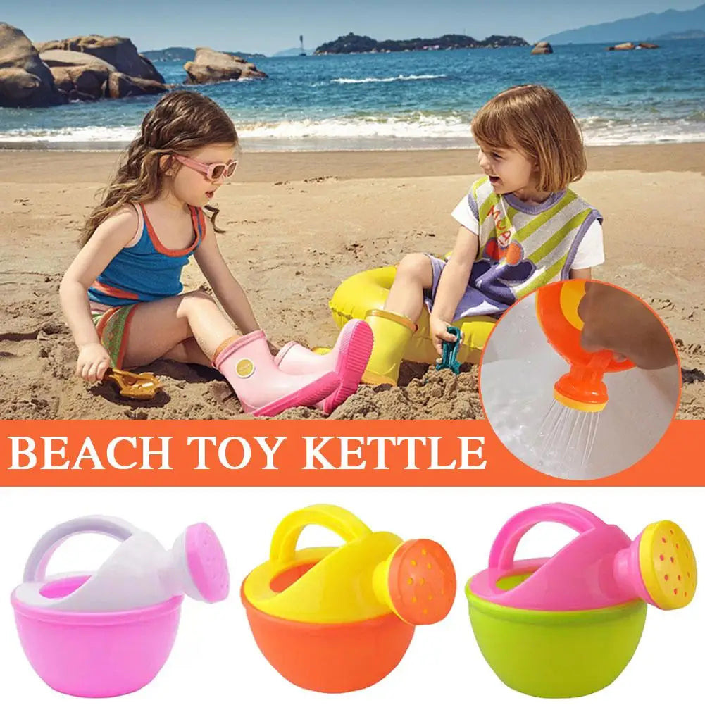 Beach Toy Kettle Colorful Plastic Watering Can Watering Pot Beach Toy Play Sand Shower Bath Toy For Children Kids Gift