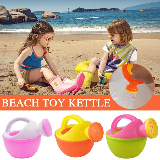 Beach Toy Kettle Colorful Plastic Watering Can Watering Pot Beach Toy Play Sand Shower Bath Toy For Children Kids Gift