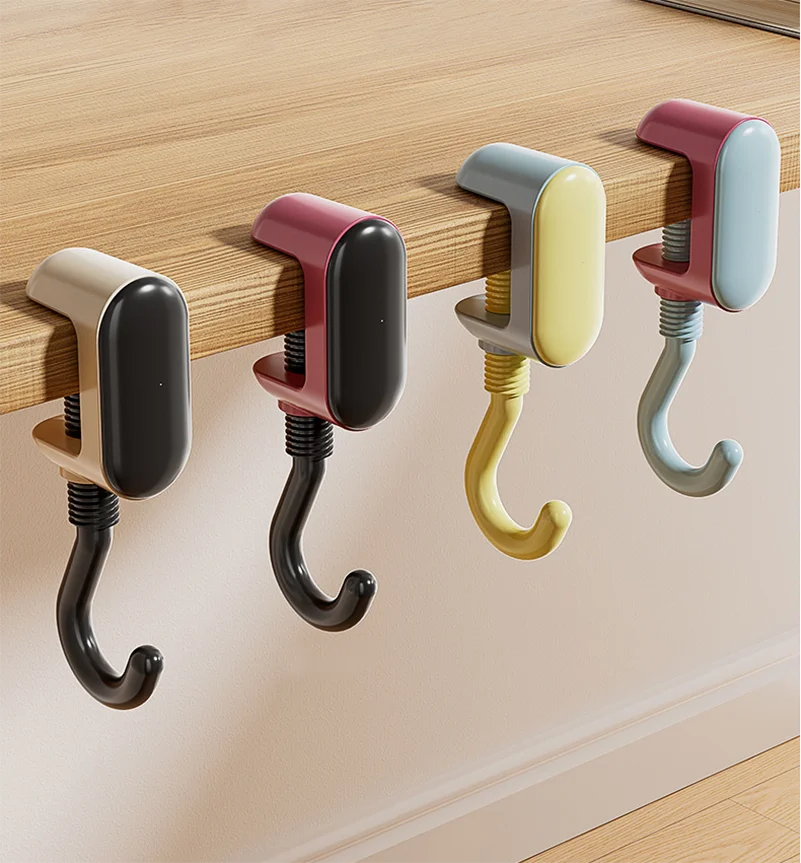 Wall Mounted Wall Organizer Modern Space-Saving Non-Tracking Bookbag Hook Versatile Multifunctional Hook for Kids Room