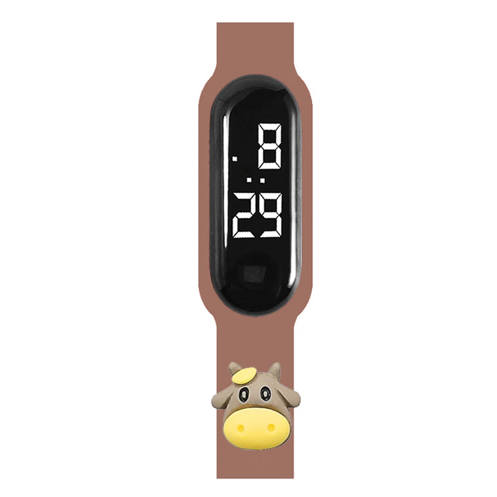 Fashion Sports Watch for Kids Children Waterproof Led Digital Watch Silicone Teen Boys Girls Cartoon Smart Touch Watch Toy