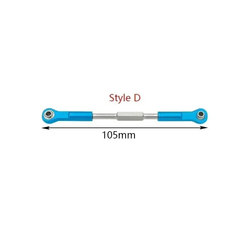 CNC Machined Aluminium Alloy Steering Rod RC Linkage Servo Rod Replacement accessory for HSP 94111 / 94188 RC Car upgrade
