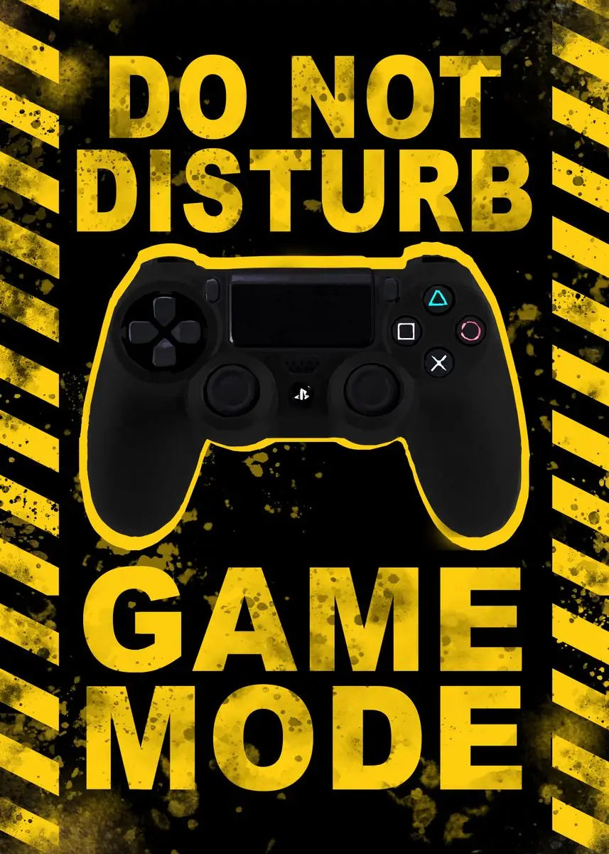 Eat Sleep Game Repeat Gaming Decoration Gamer Picture Character Poster Canvas Painting Kids Room Prints for Modern Home Decor