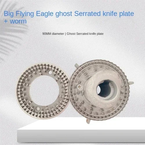 Hot SellingThe Titanium Coating Coated 60mm 59.5mm Coffee Grinder Coffee Bean Flat Wheel Burr Mill Knife Flat Burr Blade Grindin