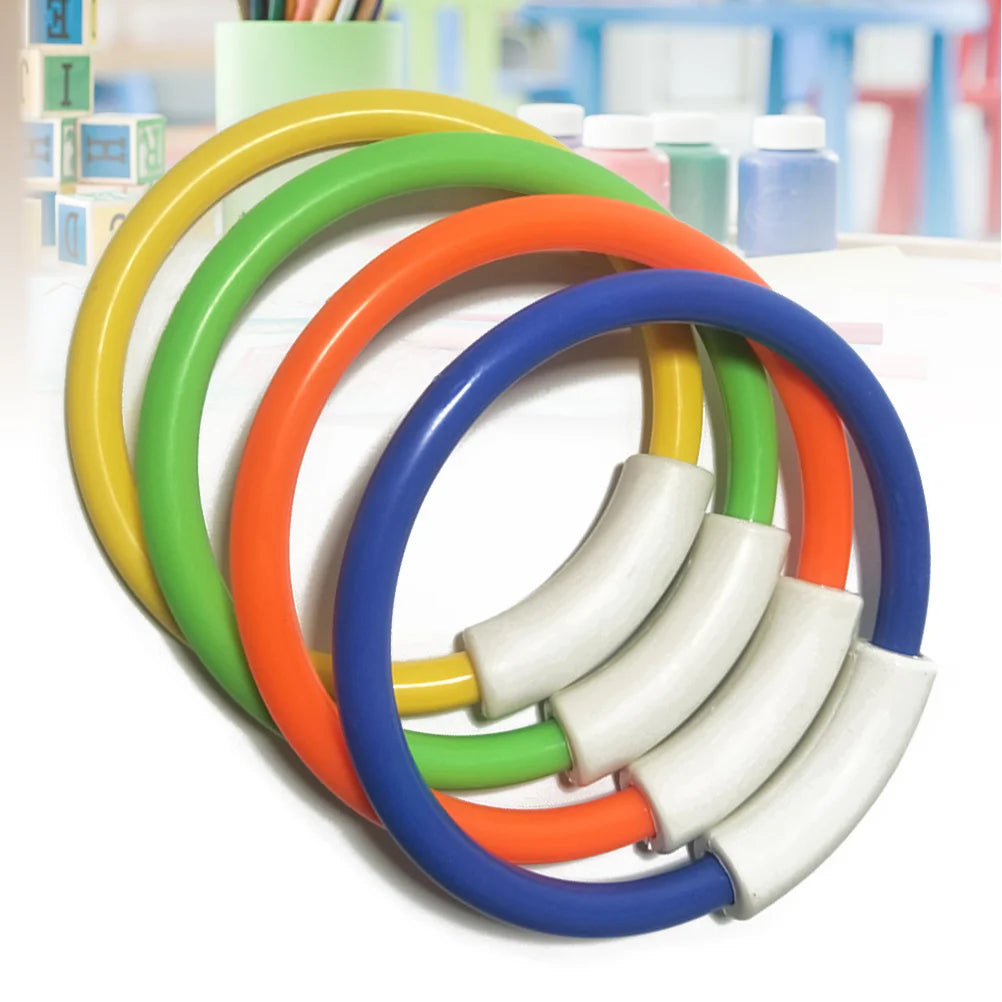 4 Pcs Swimming Pool Dive Toys Rings Diving Grab Training Kids Underwater Diamond