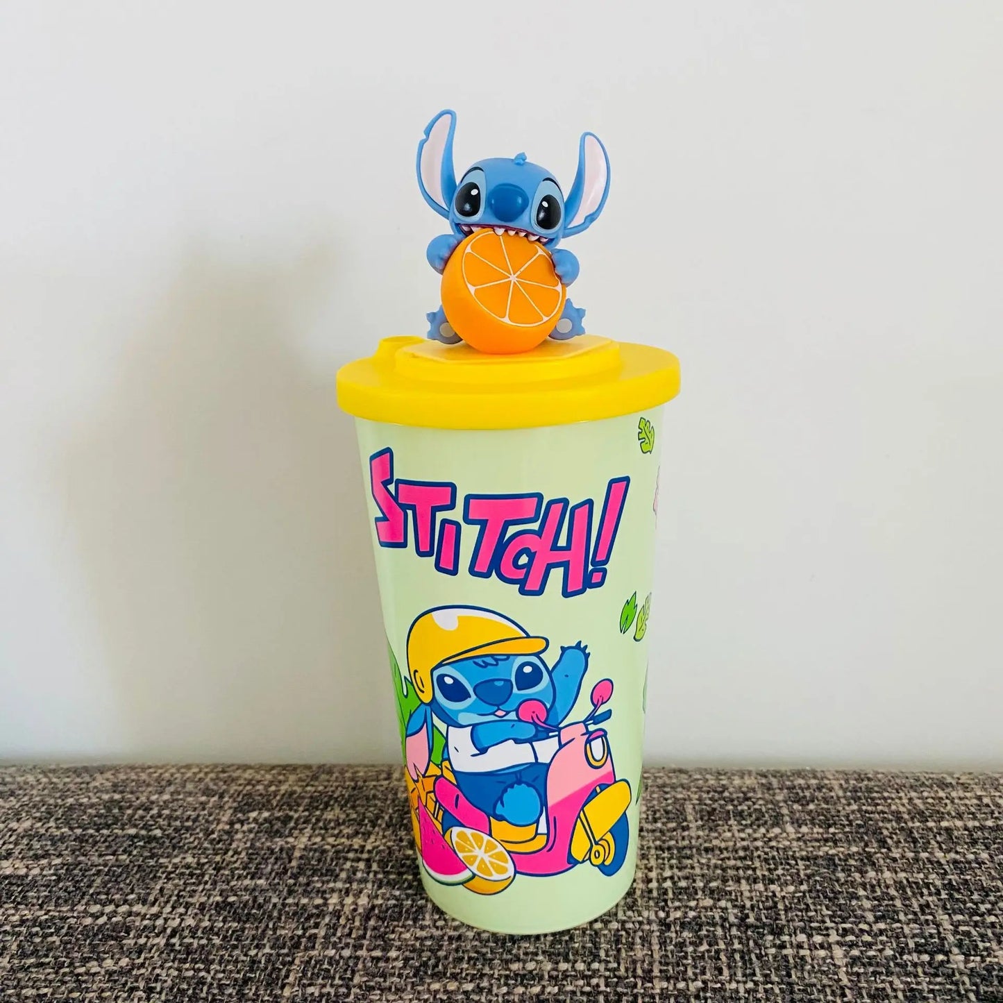 Lilo & Stitch Movie Stitch Cup Tumbler Popcorn Bucket Exclusive Cinema Collectible Decoration Model Christmas Fans Toys Gifts