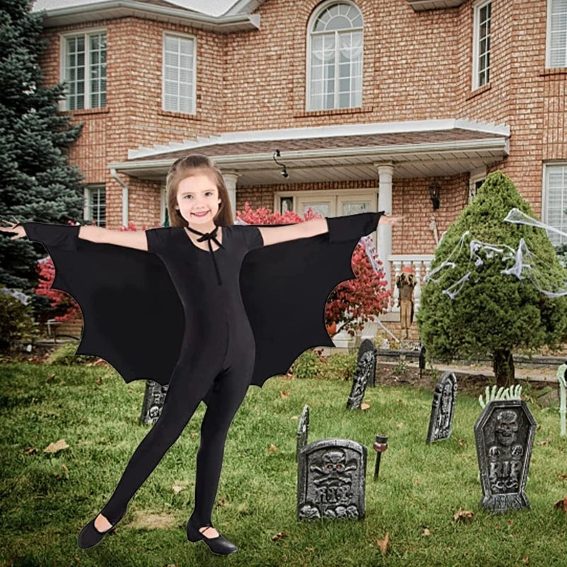 634C Children Cosplay Halloween Bat Cloaks Bat Cape Kids Costume Halloween Cape