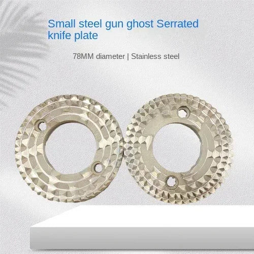 Hot SellingThe Titanium Coating Coated 60mm 59.5mm Coffee Grinder Coffee Bean Flat Wheel Burr Mill Knife Flat Burr Blade Grindin