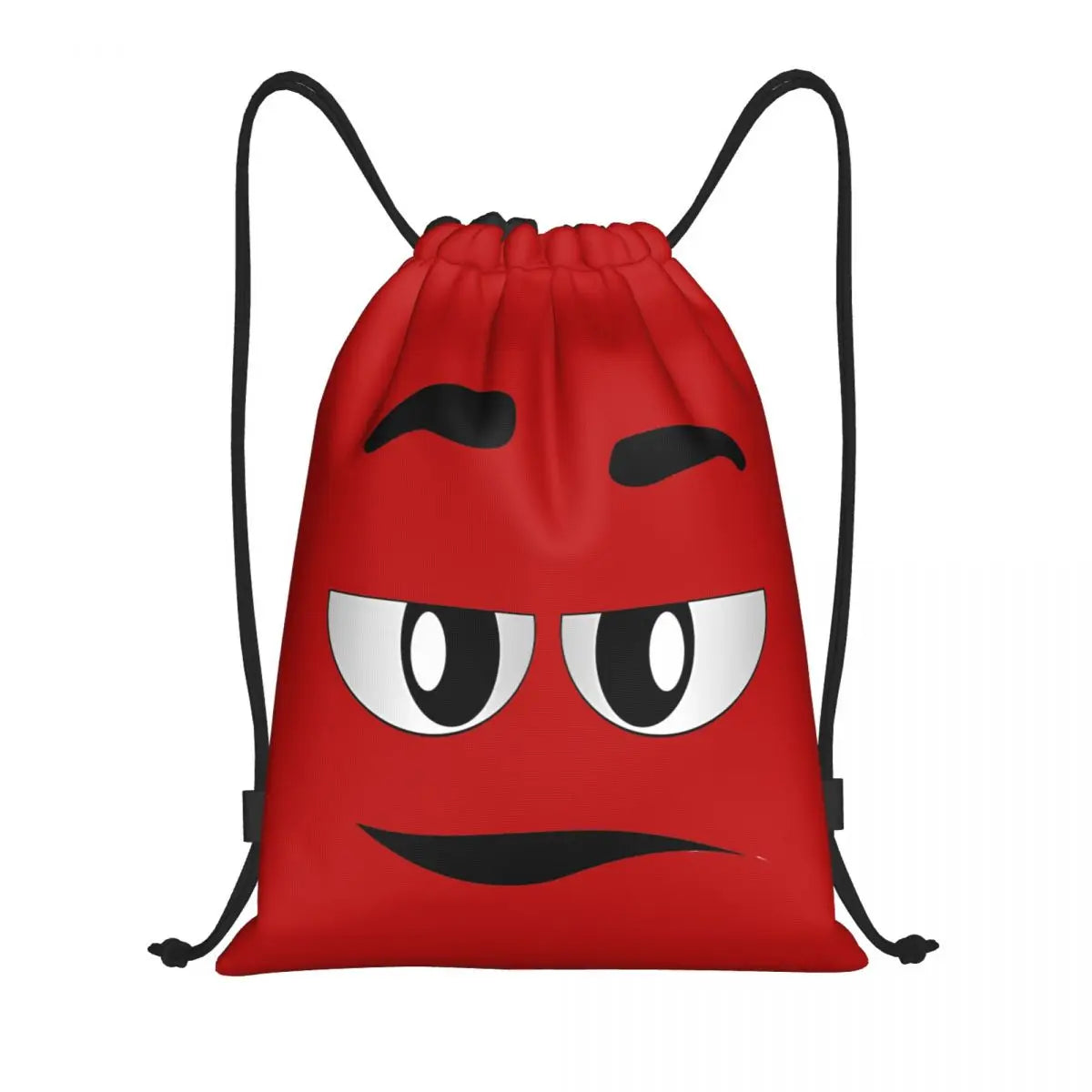 Candy M&M's Chocolate Meme Drawstring Backpack Sports Gym Sackpack String Bags for Hiking