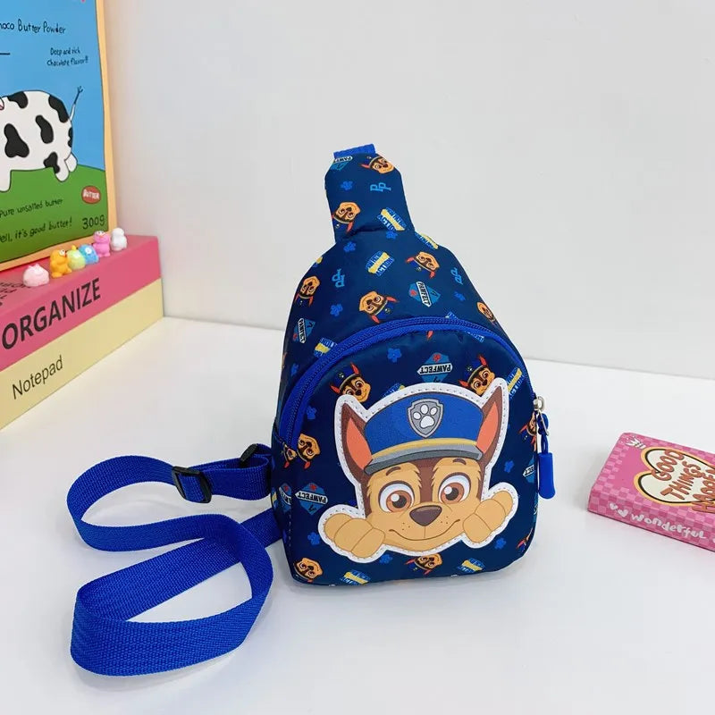 Paw Patrol Children's Chest Bag Cute Cartoon Crossbody Bag Chase Marshall Messenger Shoulder Handbag Purse Backpacks Gifts