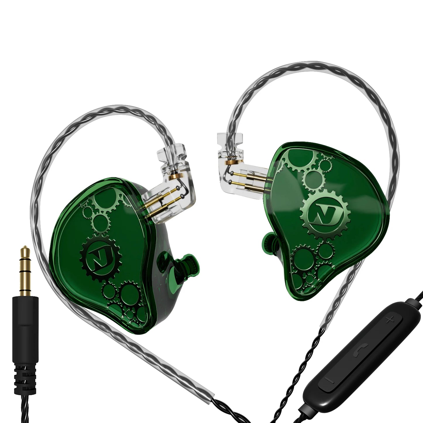 ND Venus-HiFi wired in-ear headphones stereo noise reduction bass HIFI cable music sports microphone speaker accessory adapter