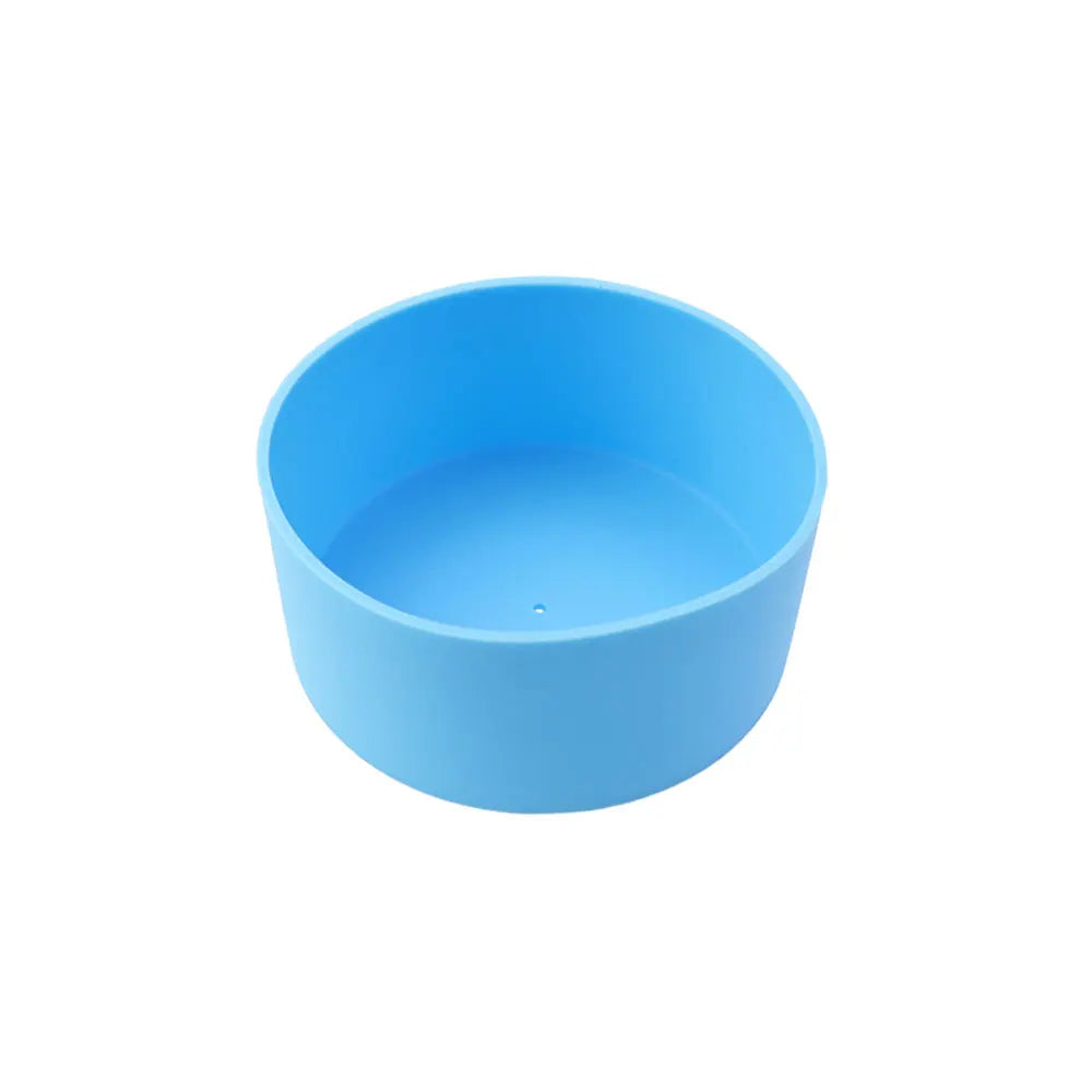 9cm Water Cup Mat Silicone Thermos Coasters 90mm Cup Bottom Ring Wear Resistant Shatter Resistant Bottom Cover Coaster
