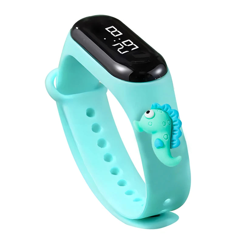 Fashion Sports Watch for Kids Children Waterproof Led Digital Watch Silicone Teen Boys Girls Cartoon Smart Touch Watch Toy
