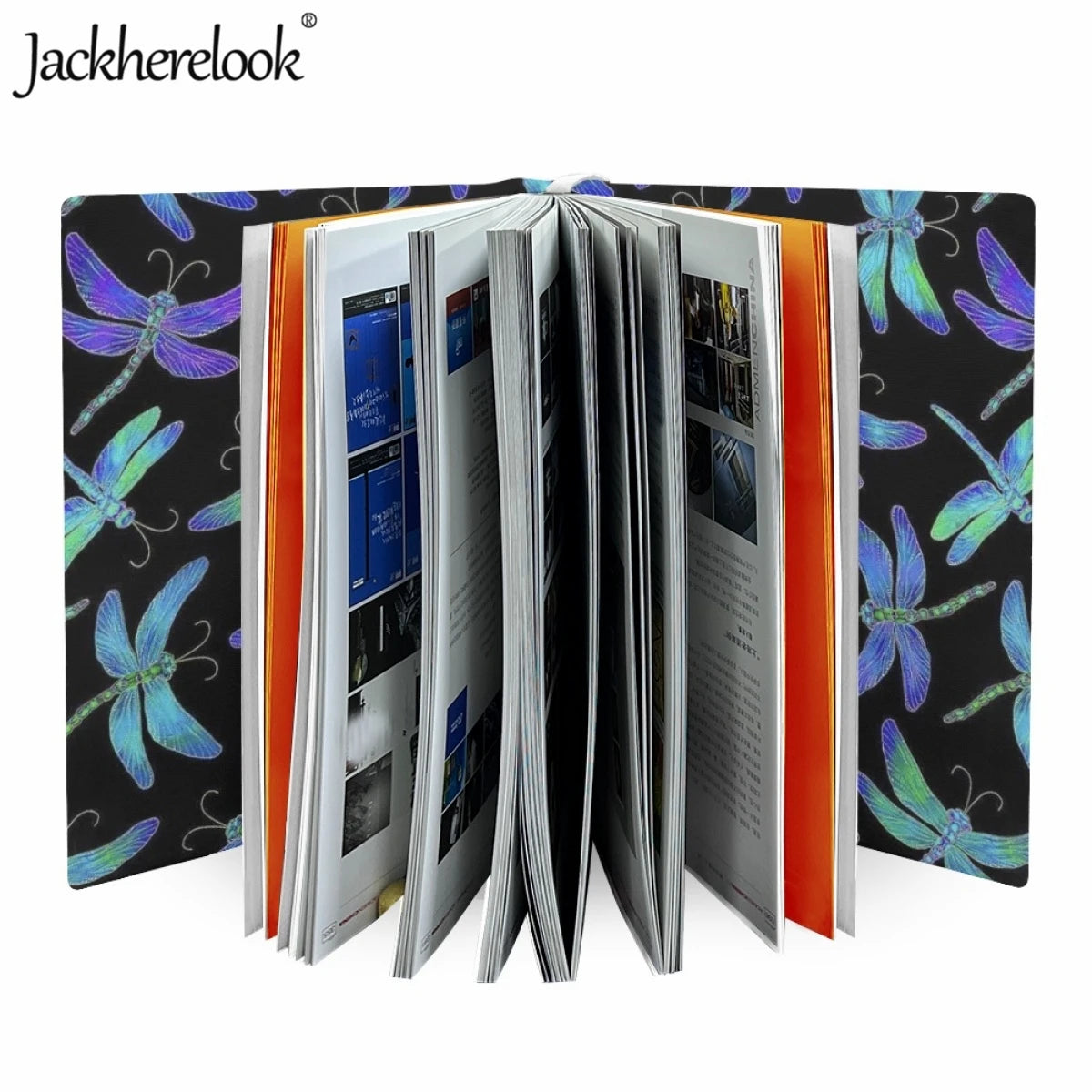 Kids Student School Bag Accessories Book Cover 9-11inch Custom Dragonfly Printed Book Sleeve Practical Textbook Protection Cover