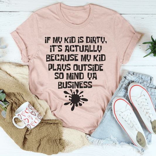 My Kid Plays Outside T-Shirt-0