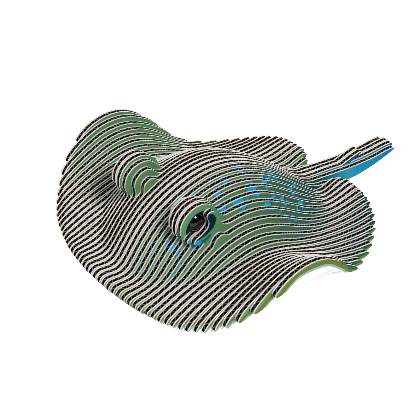 EUGY Stingray 3D Puzzle-1