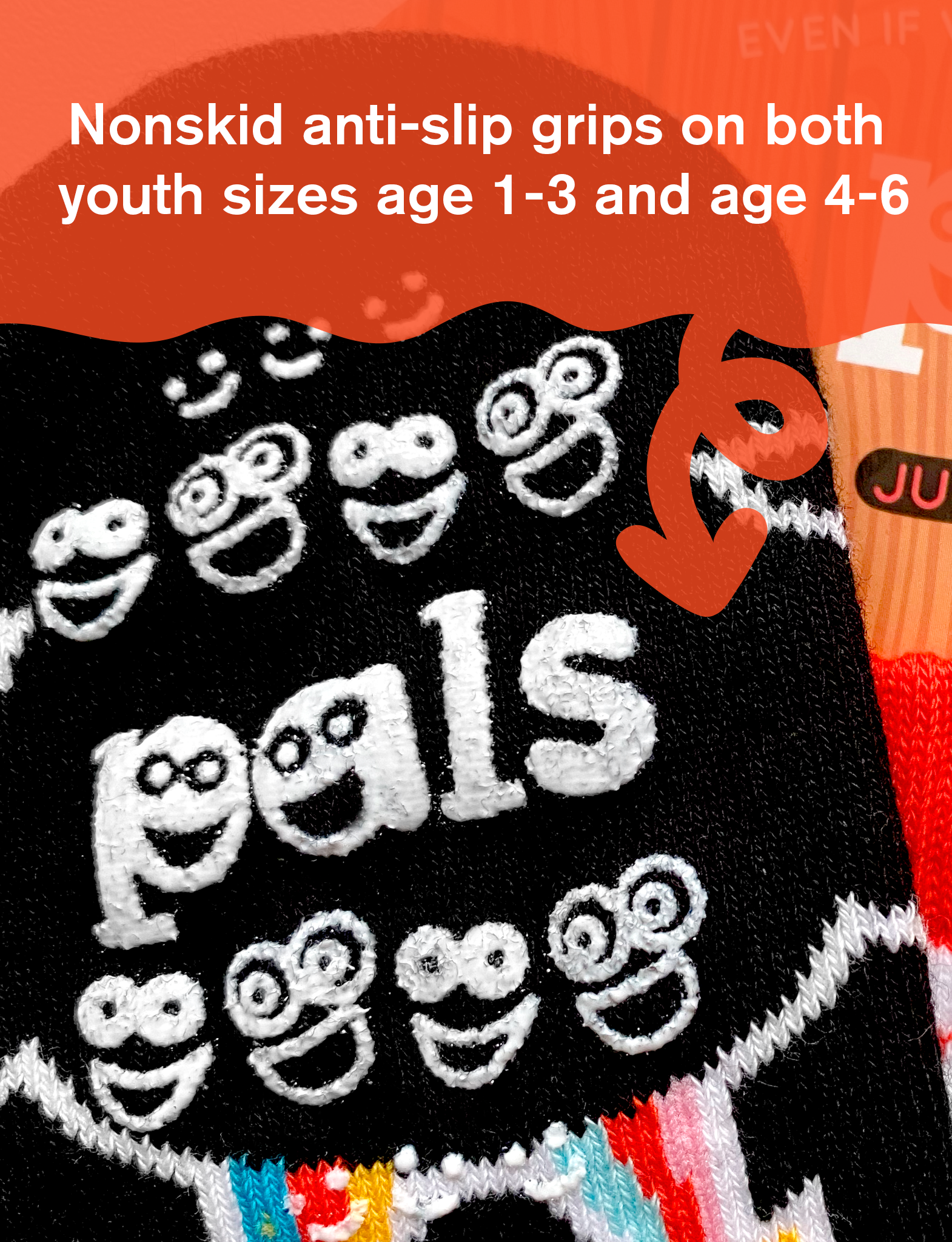 KIDS JULIUS & CLANCY NO SLIP SOCKS-4