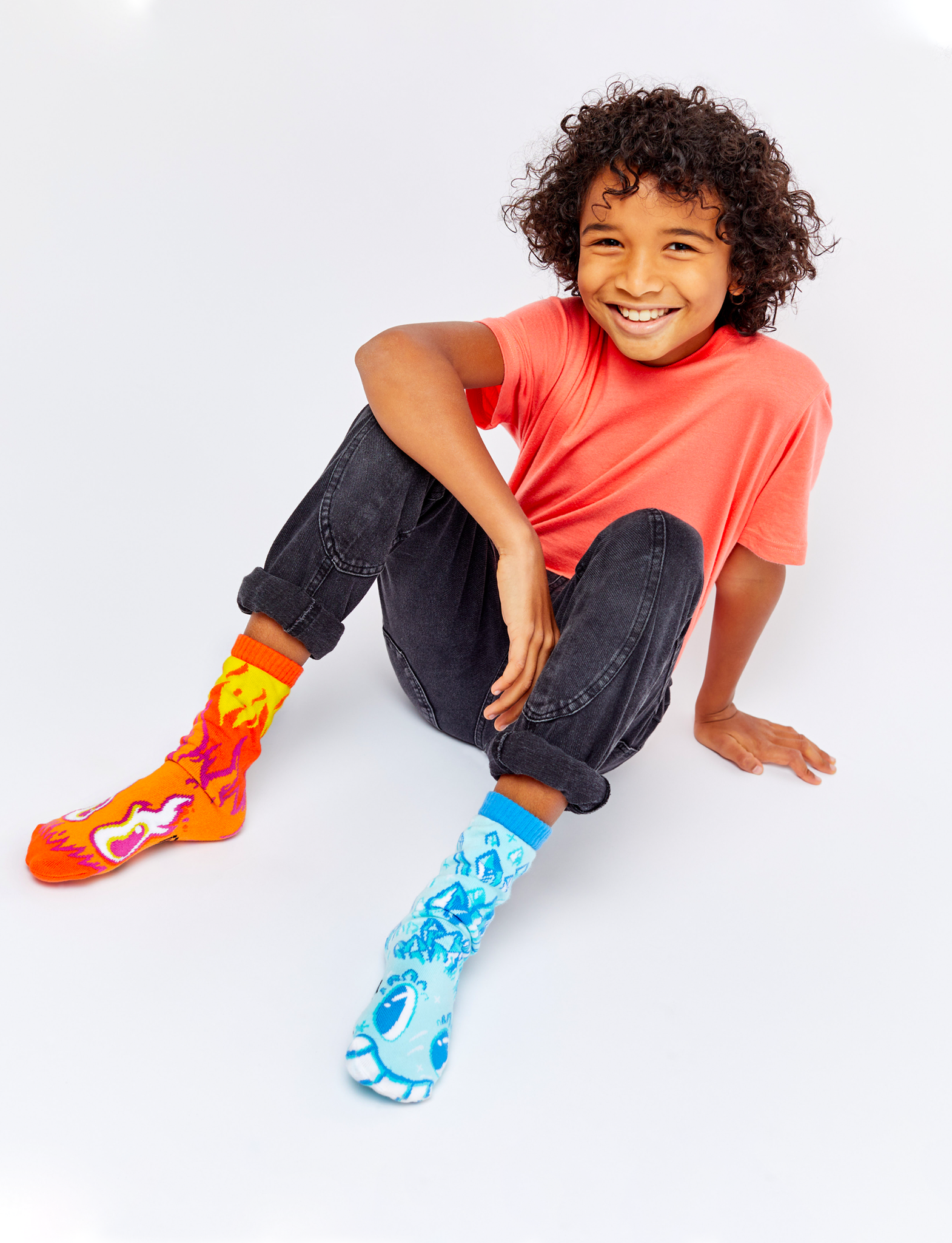 KIDS BURNIE & ICEY NO SLIP SOCKS-2