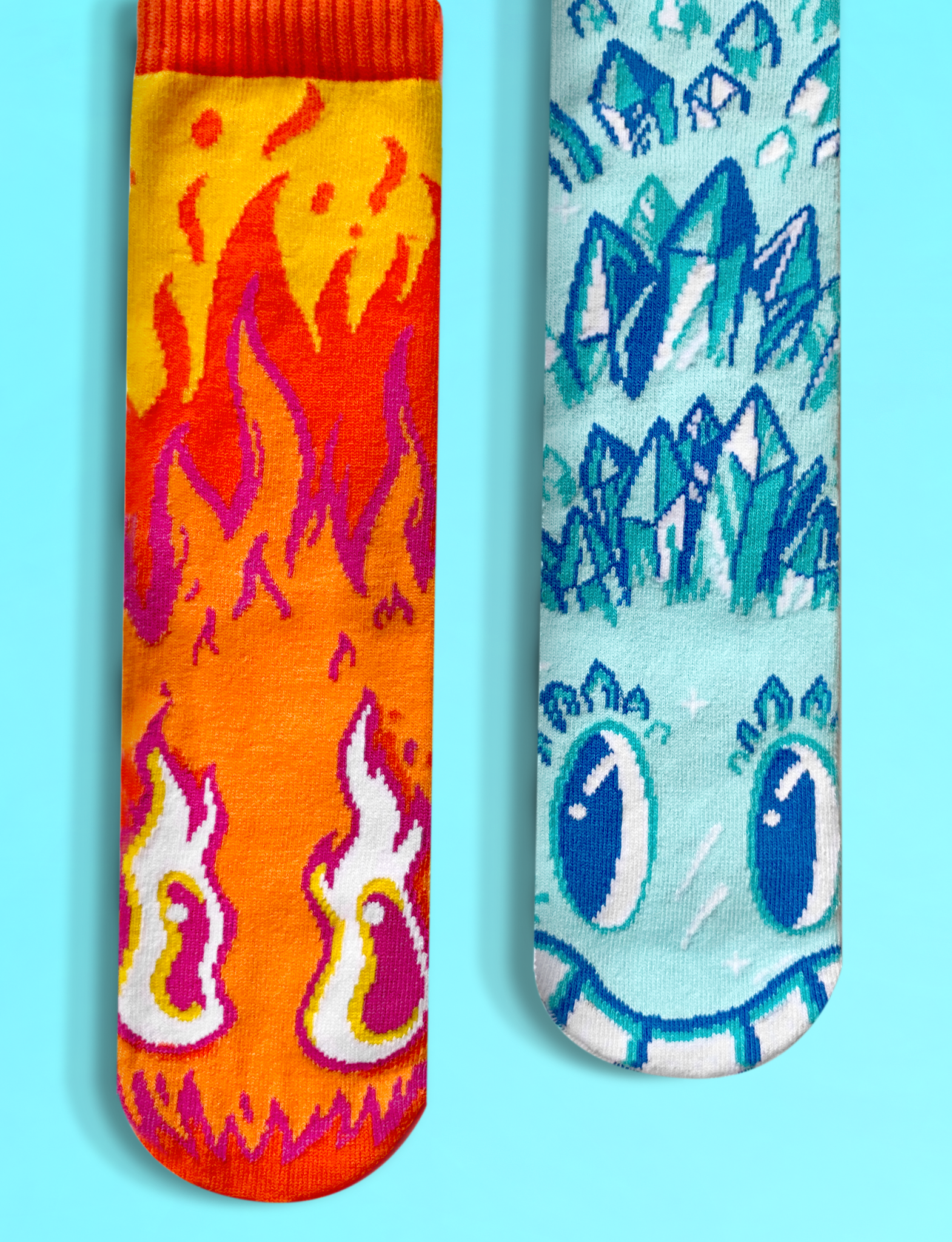 KIDS BURNIE & ICEY NO SLIP SOCKS-1