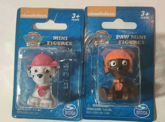 Paw Patrol - Mini Figure Zuma & Marshall-0