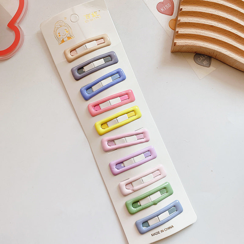 Enchanting Colorful Collection: Dreamy Hair Clip Accessories In A Magical Color Palette Sets For Babies-5
