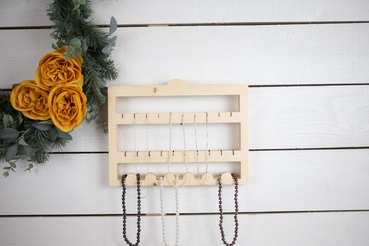 Jewelry Storage, Wall Mounted Necklace Holder, Hanging Jewelry Display-2
