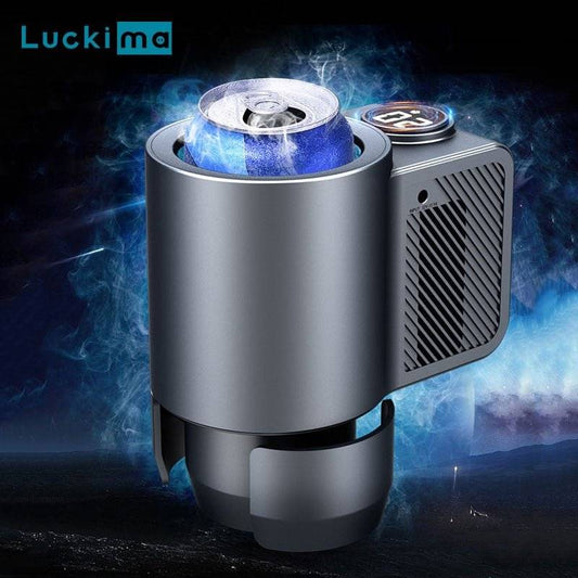 Car Heating Cooling Cup for Coffee Holder Smart 2 in 1  Travel Mini Car Refrigerator-0